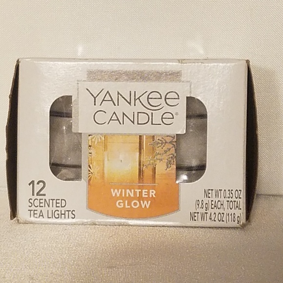Yankee Candle Tea Lights Winter Glow Box of 12 - Picture 2 of 3
